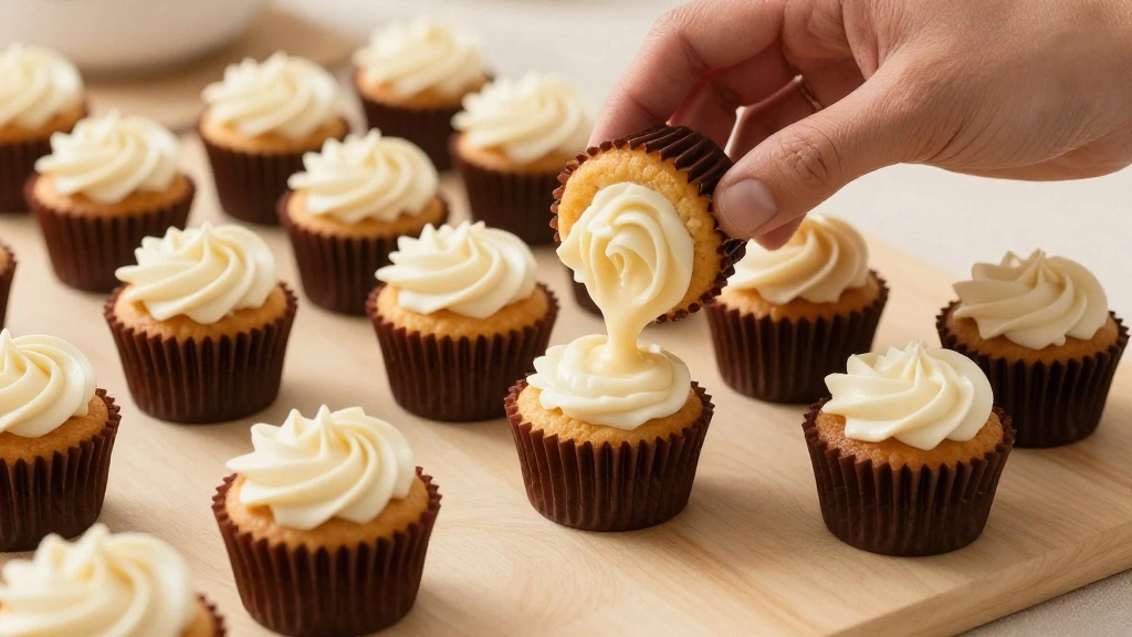 Easy Vanilla Cupcakes Recipe with Creamy Frosting - Step 7: Fill the Cupcake Liners 1