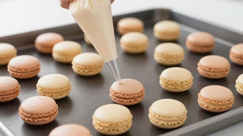 French Macarons Recipe for Perfect Bakery-Style Cookies - Step 4: Pipe the Macarons 1