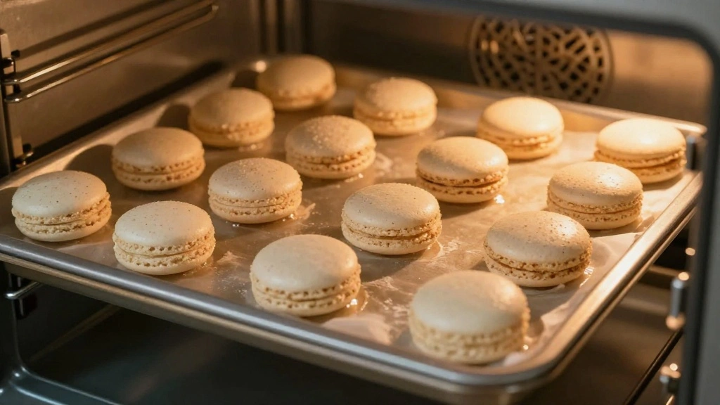French Macarons Recipe for Perfect Bakery-Style Cookies - Step 6: Bake the Macarons 1