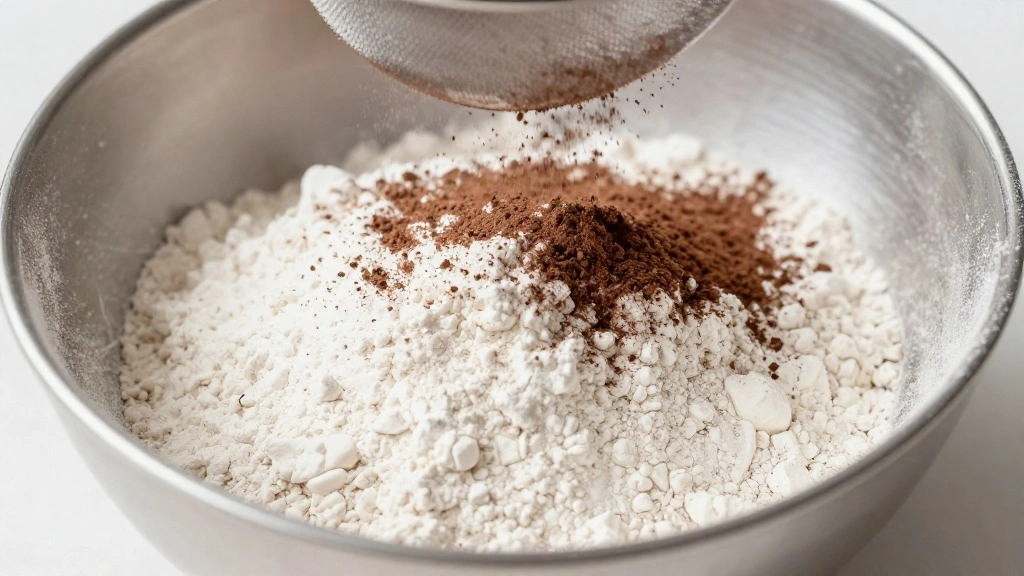 Fudgy Chocolate Brownies Recipe You'll Make Again and Again - Step 4: Sift and Add Dry Ingredients 1