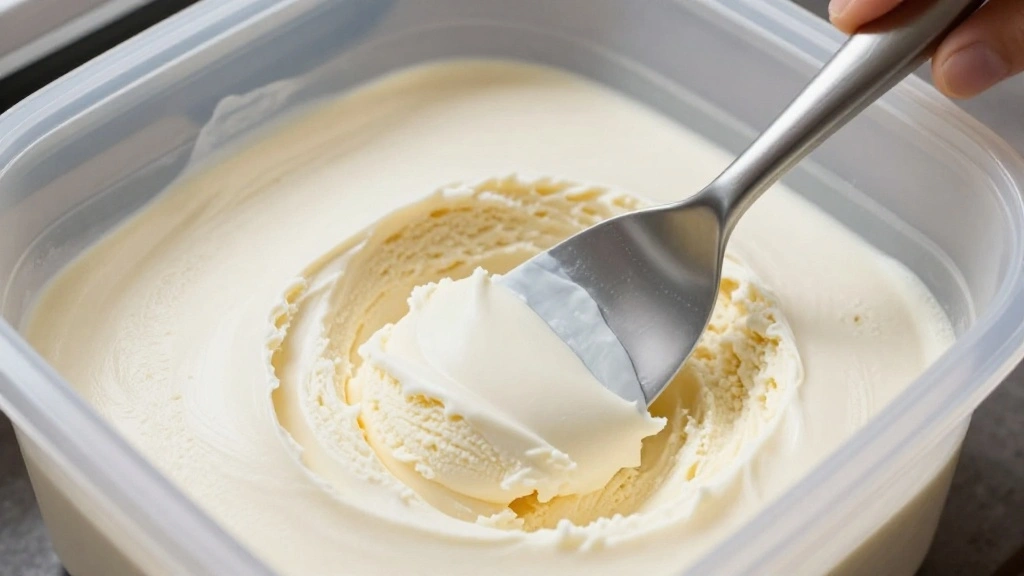 Homemade Ice Cream Recipe (No Ice Cream Maker Needed) - Step 6: Transfer to Container 1