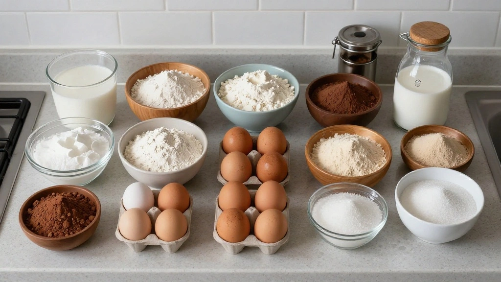 The Ultimate Moist Chocolate Cake Recipe - Step 1: Prepare Ingredients 1