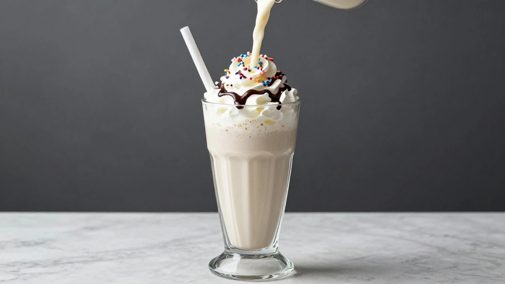 Thick and Creamy Milkshake Recipe (Classic Diner Style) - Step 7: Pour and Garnish 1