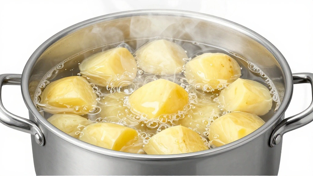 Best Garlic Mashed Potatoes Recipe Creamy and Buttery - Step 2: Boil Potatoes 1