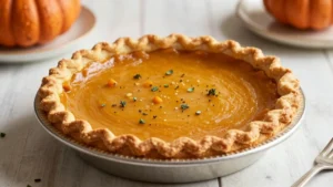 Classic Pumpkin Pie Recipe with Flaky Homemade Crust