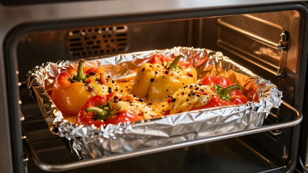 Classic Stuffed Peppers with Ground Beef and Rice - Step 7: Bake the Peppers 1
