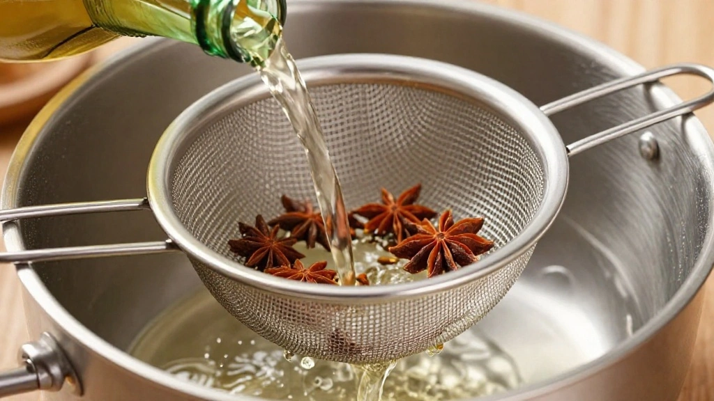 Cozy Hot Apple Cider Recipe with Cinnamon and Spices - Step 7: Strain the Cider 1