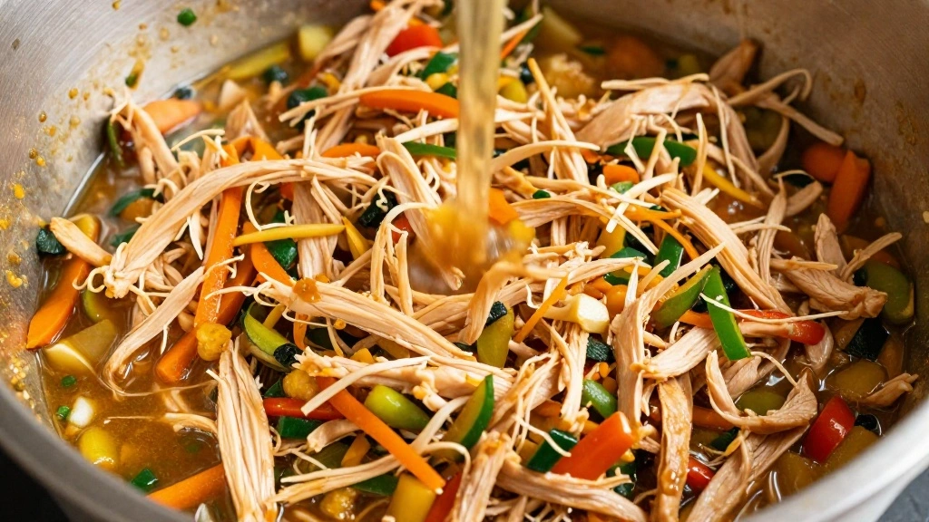 Creamy Chicken Casserole the Whole Family Will Love - Step 4: Combine Chicken and Vegetables 1