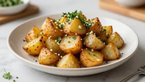 Crispy Breakfast Potatoes Recipe with Garlic and Herbs