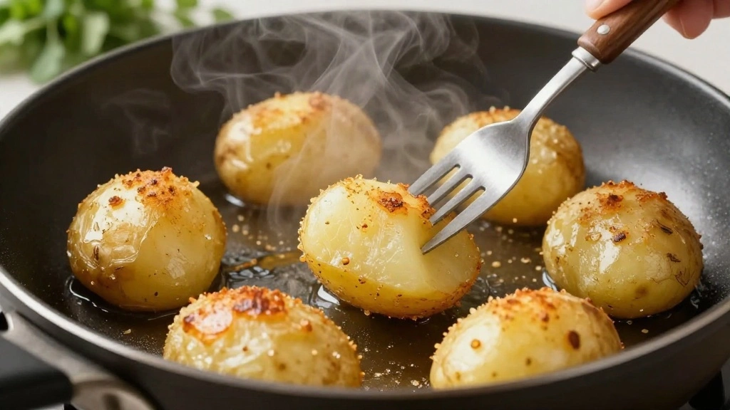 Crispy Breakfast Potatoes Recipe with Garlic and Herbs - Step 6: Check for Doneness 1