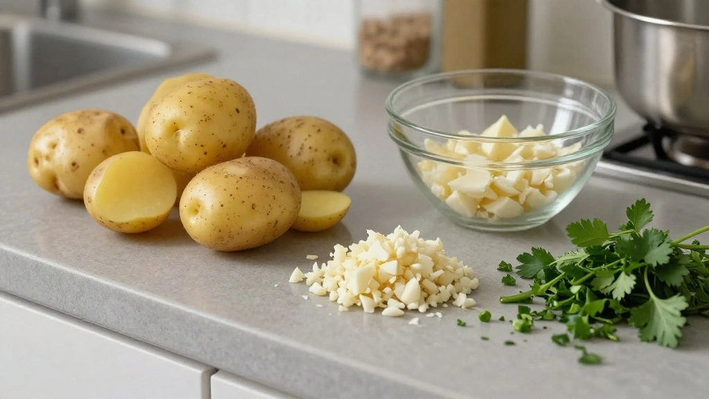 Crispy Roasted Baby Potatoes with Herbs and Garlic - Step 1: Prepare Ingredients 1