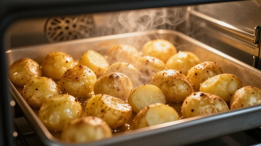 Crispy Roasted Baby Potatoes with Herbs and Garlic - Step 6: Roast the Potatoes 1