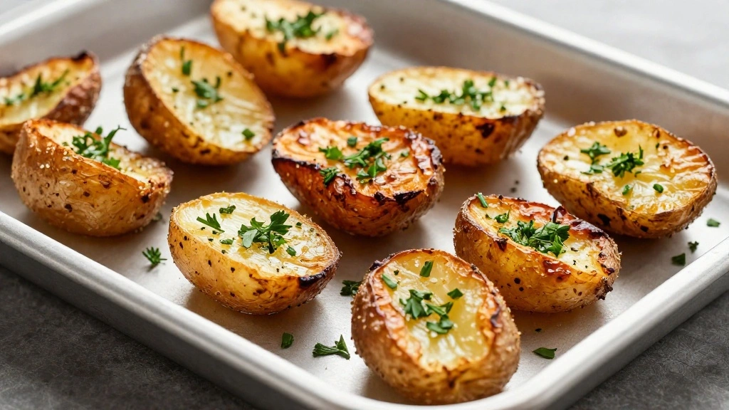 Crispy Roasted Baby Potatoes with Herbs and Garlic - Step 7: Add Fresh Herbs 1