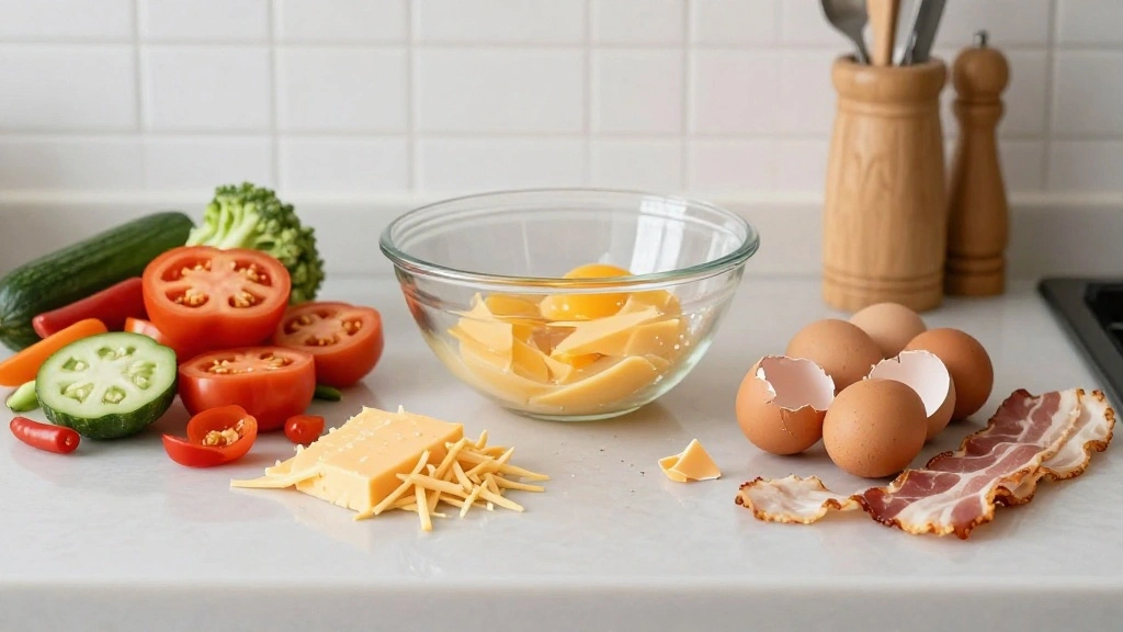 Easy Breakfast Egg Muffins Recipe for Meal Prep - Step 1: Prepare Ingredients 1