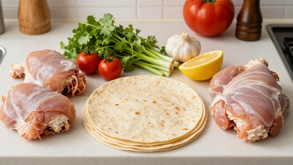 Easy Chicken Wraps for a Quick and Satisfying Lunch - Step 1: Prepare Ingredients 1