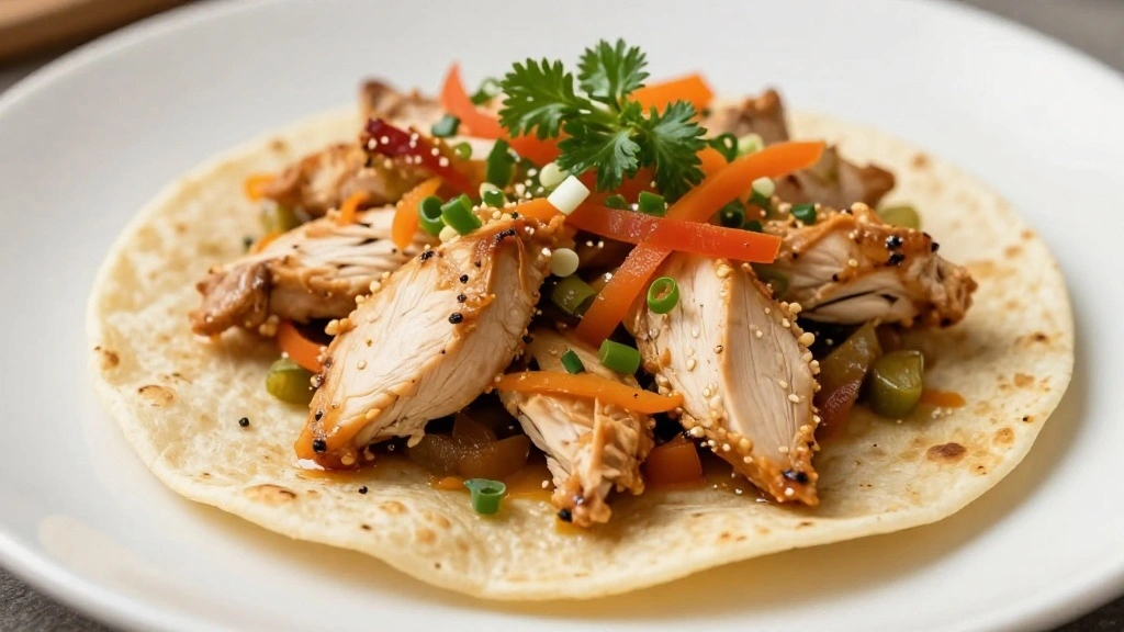 Easy Chicken Wraps for a Quick and Satisfying Lunch - Step 6: Assemble the Wraps 1