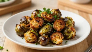 Easy Roasted Brussels Sprouts Crispy and Caramelized