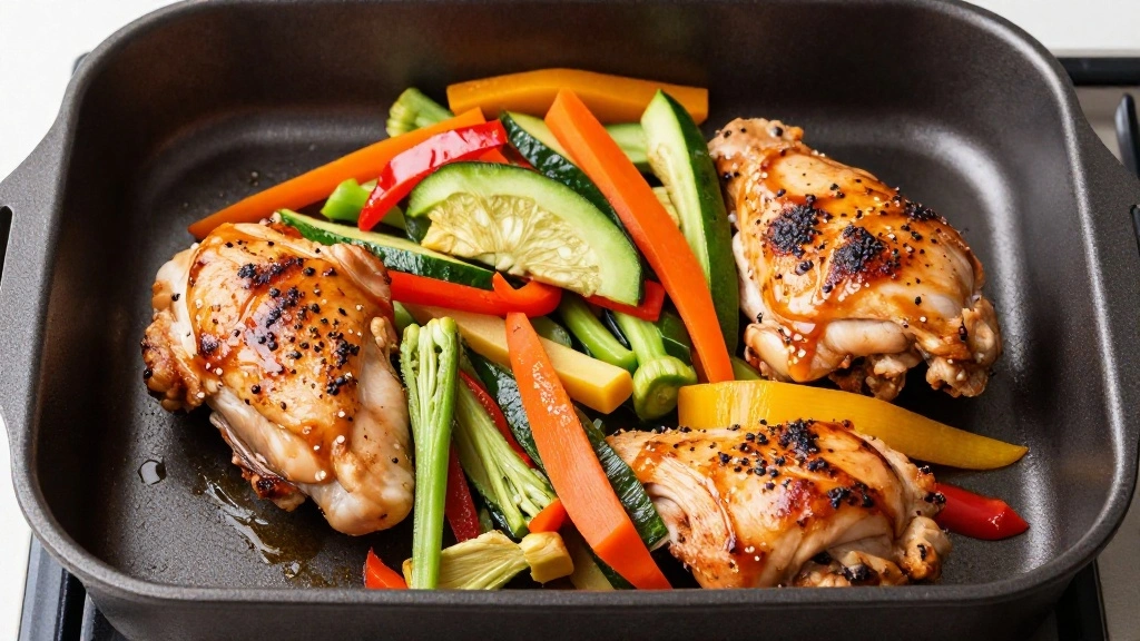 Easy Sheet Pan Chicken and Vegetables for a Quick Dinner - Step 5: Arrange on Sheet Pan 1