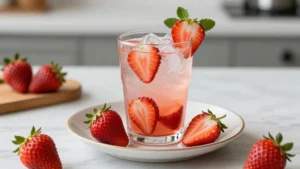 Easy Strawberry Lemonade Recipe with Fresh Strawberries