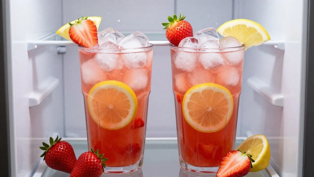 Easy Strawberry Lemonade Recipe with Fresh Strawberries - Step 7: Chill the Lemonade 1