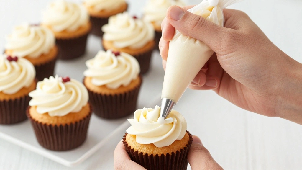 Easy Vanilla Cupcakes Recipe with Creamy Frosting - Step 10: Frost the Cupcakes 1