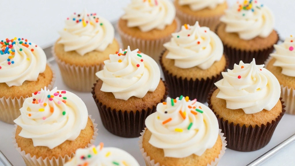 Easy Vanilla Cupcakes Recipe with Creamy Frosting - Step 11: Decorate (Optional) 1