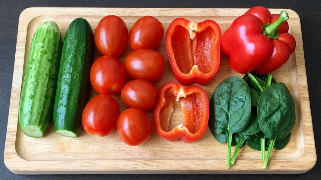 Healthy Quinoa Bowls with Fresh Veggies and Simple Dressing - Step 3: Prepare the Vegetables 1
