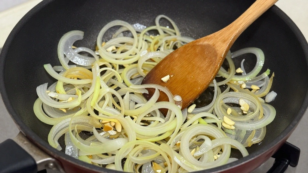 One Pot Creamy Pasta Ready in Just 20 Minutes - Step 3: Sauté Onions and Garlic 1