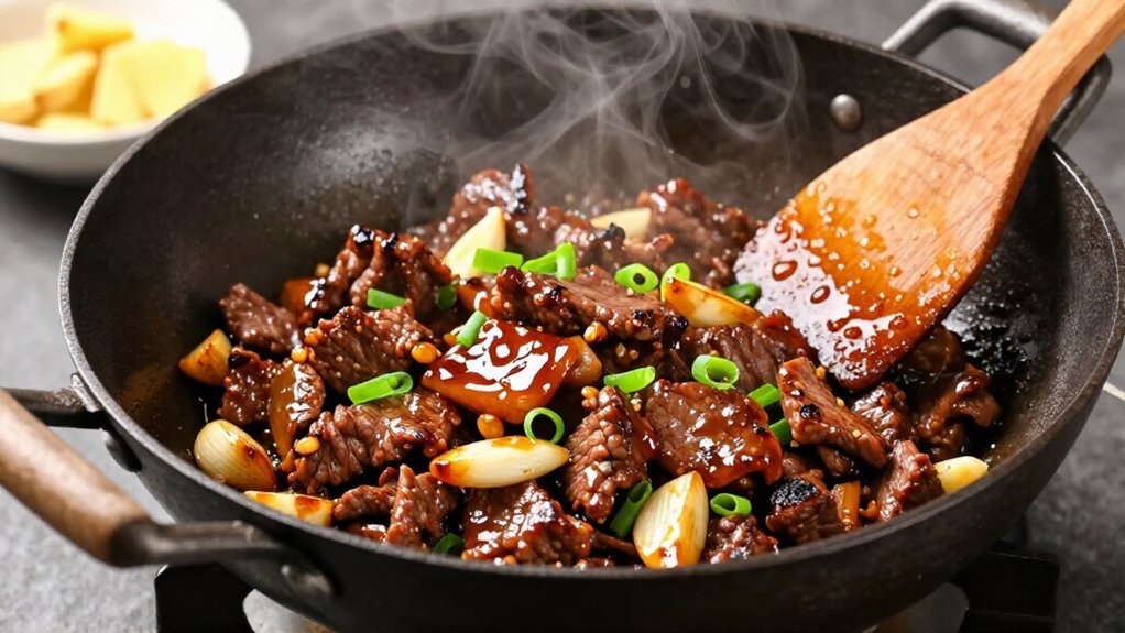 garlic ginger beef glaze perfection