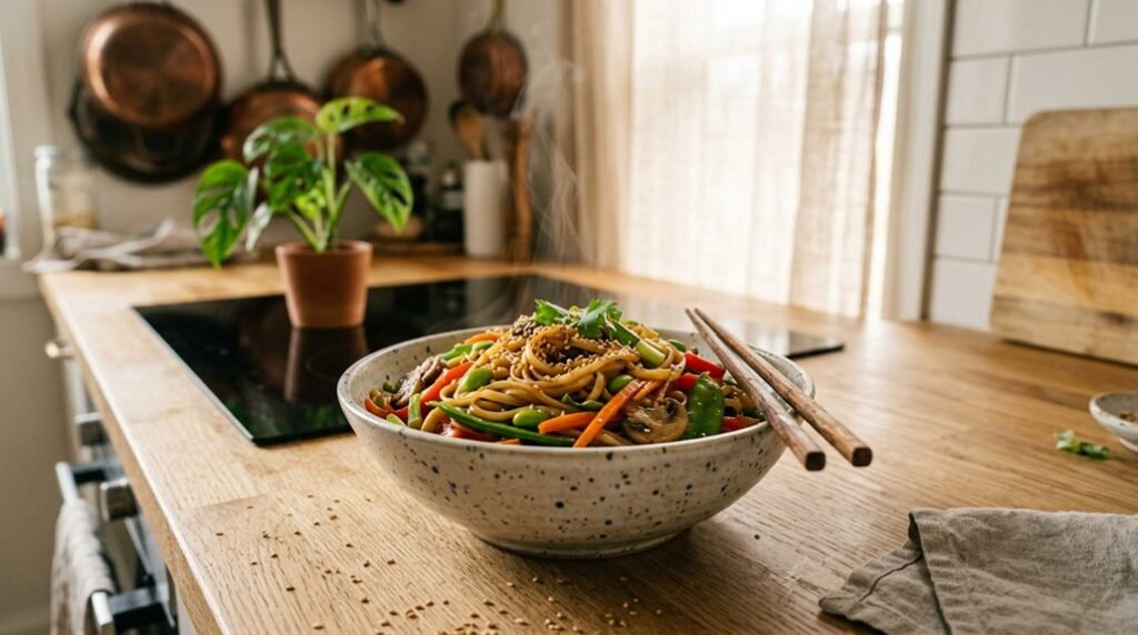 healthy stir fry noodle recipe notes