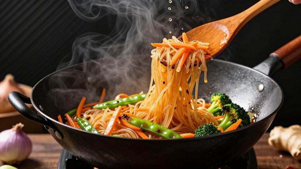 noodles springy chewy silky coated
