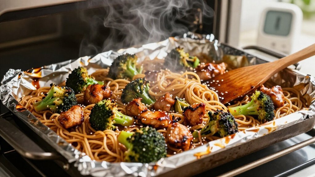 oven reheat stir fry 325 f covered 165 f