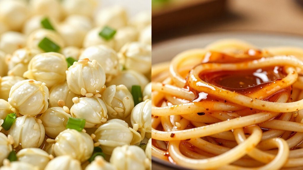 rice absorbs noodles glaze