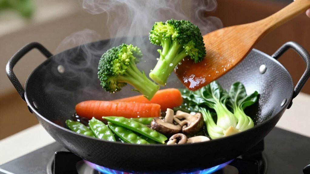staged vegetable cooking preserves crunch