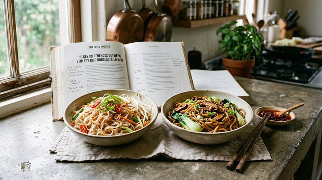 stir fry vs lo mein