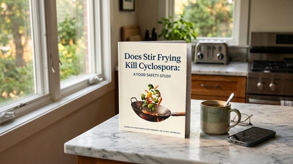 stir frying and cyclospora kill